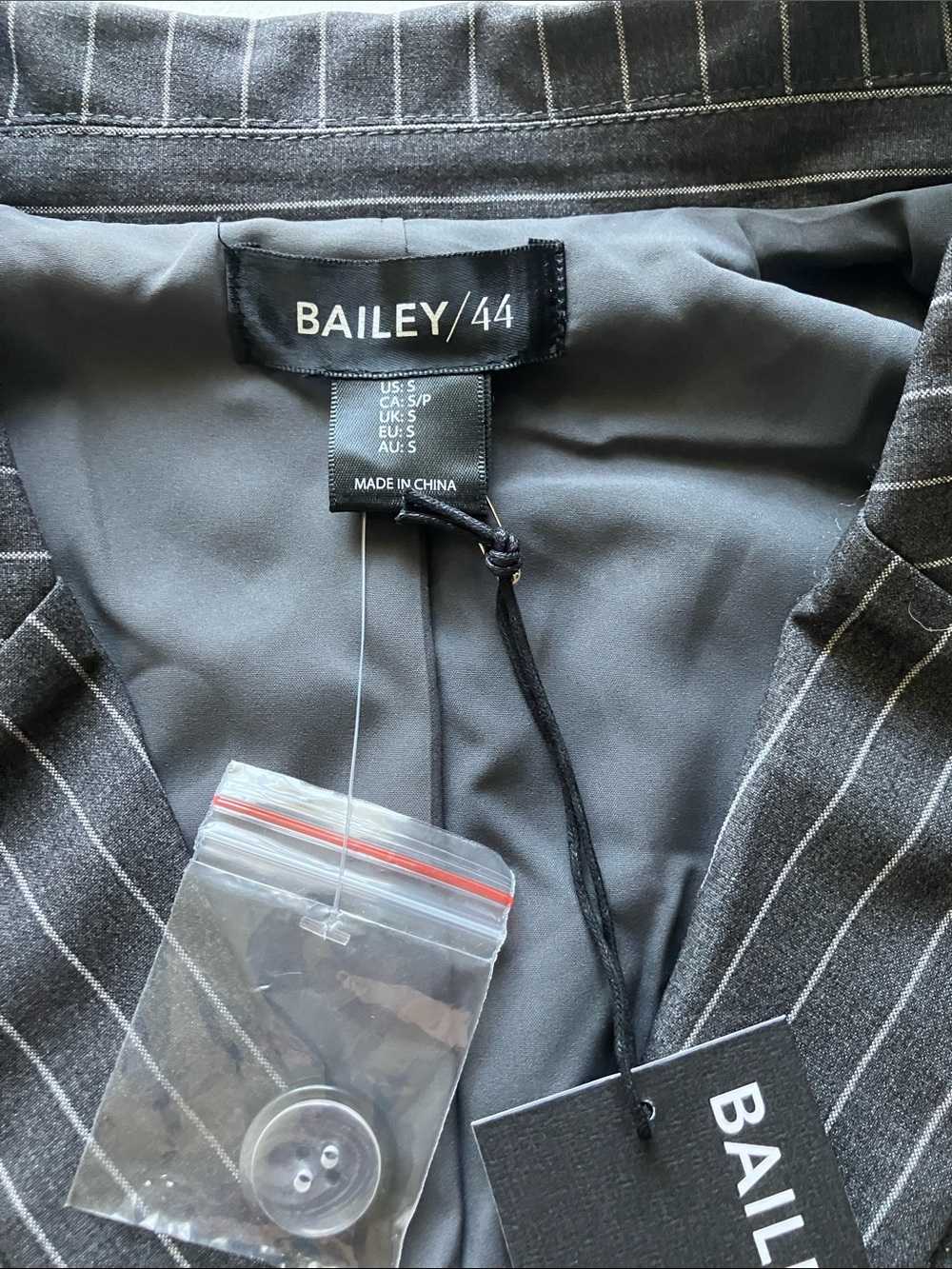 Bailey 45 Pin Stripe Vest (Size Small) NWT - Picture 3 of 11